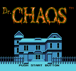Dr. Chaos (USA) Title Screen